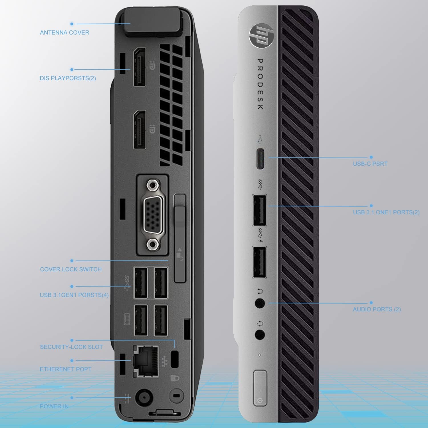 Amazon.com: HP Mini PC Desktop ProDesk 400 G3 Win11, Micro
